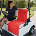 Sixty Nine Full-Size Towel & Car Seat Cover - On a Golf Cart Seat