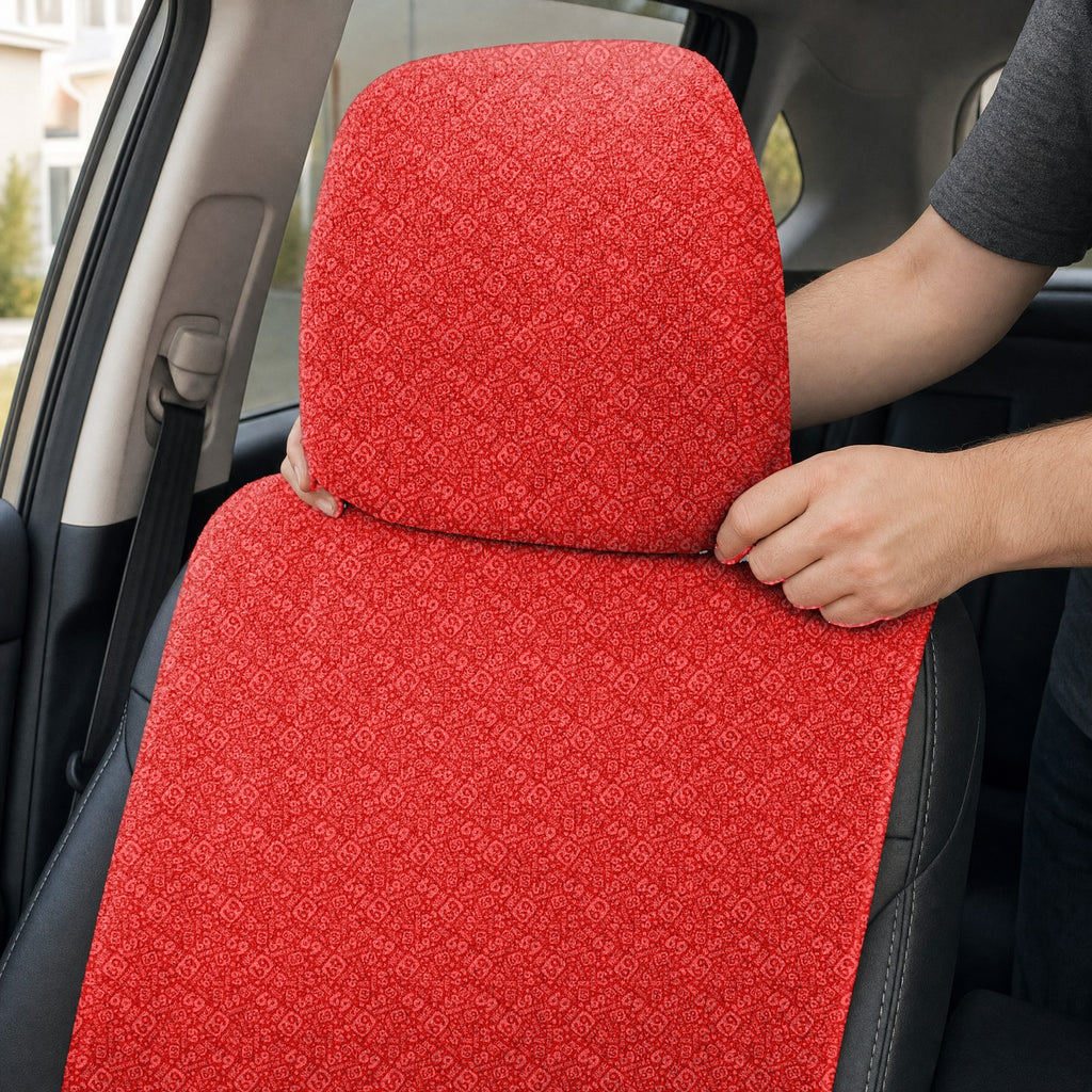 Sixty Nine Full-Size Towel & Car Seat Cover - Headrest Pocket