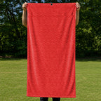 Sixty Nine Full-Size Towel & Car Seat Cover - Held Open