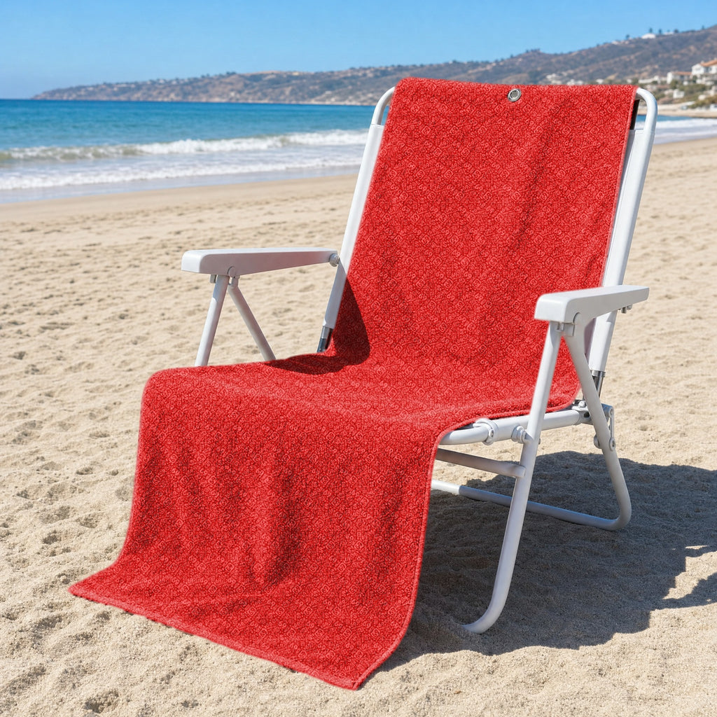 Sixty Nine Full-Size Towel & Car Seat Cover - On a Beach Chair