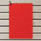 Sixty Nine Golf Towel - Laid Flat