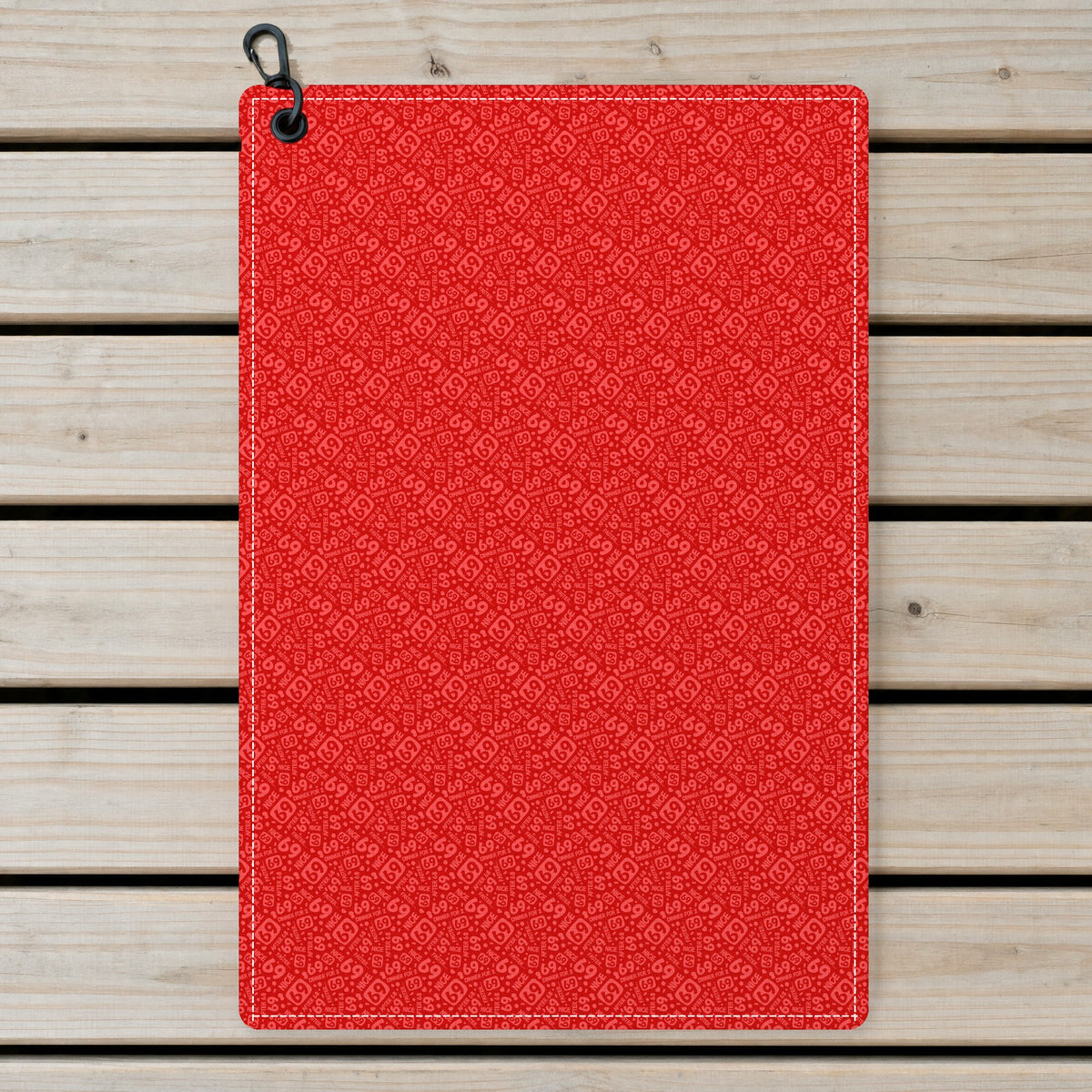Sixty Nine Golf Towel - Laid Flat