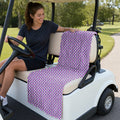 Slutty Pineapple Full-Size Towel & Car Seat Cover - On a Golf Cart Seat