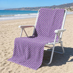 Slutty Pineapple Full-Size Towel & Car Seat Cover - On a Beach Chair