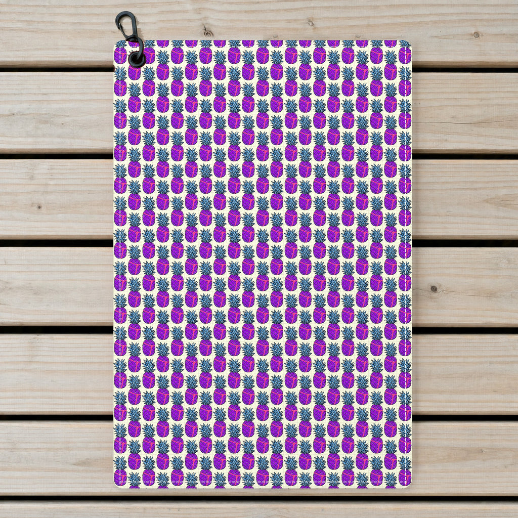 Slutty Pineapple Golf Towel - Laid Flat