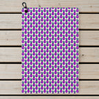 Slutty Pineapple Golf Towel - Laid Flat
