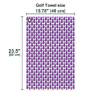 Slutty Pineapple Golf Towel - Size Chart
