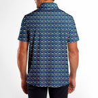 Snowdrift Slice Polo Shirt For Men - Model Back
