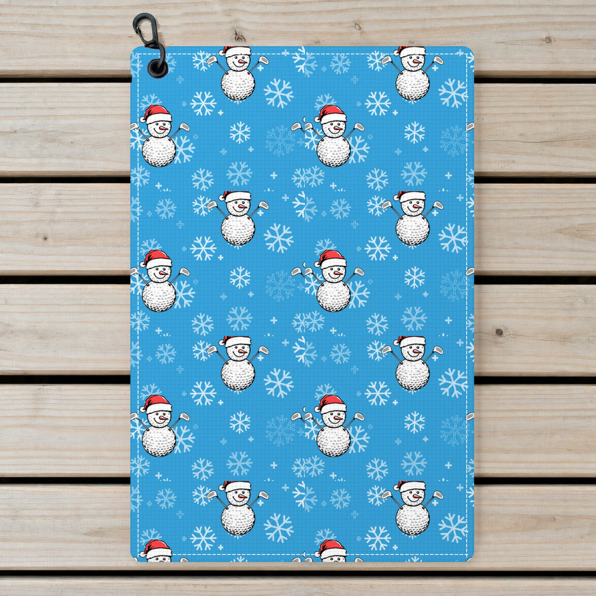 Snowman Golf Golf Towel - Laid Flat