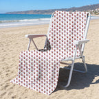 Spank The Monkey Full-Size Towel & Car Seat Cover - On a Beach Chair