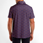 Spooky Sips Polo Shirt For Men - PURPLE-M-B