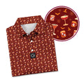 Spooky Sips Polo Shirt For Men - RED-ZOOM