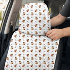Squirrel Full-Size Towel & Car Seat Cover - Headrest Pocket