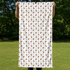 Squirrel Full-Size Towel & Car Seat Cover - Held Open