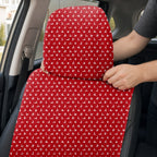 Stick Figure Full-Size Towel & Car Seat Cover - Headrest Pocket