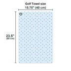 Suck It Golf Towel - Size Chart