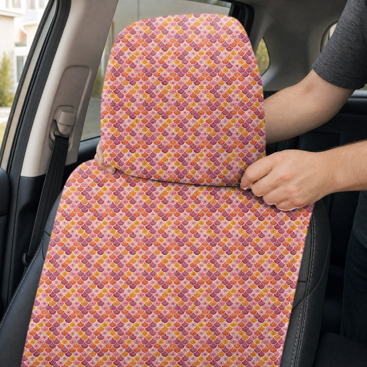 Sweet Spots Full-Size Towel & Car Seat Cover - Headrest Pocket
