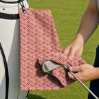 Sweet Spots Golf Towel - Cleaning a Club