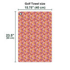 Sweet Spots Golf Towel - Size Chart