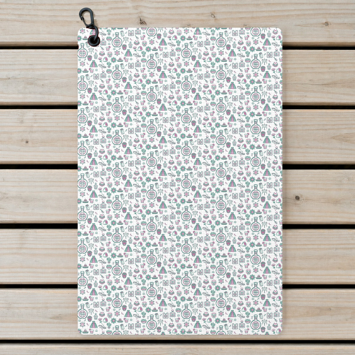 Teequila Time Golf Towel - Laid Flat