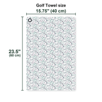 Teequila Time Golf Towel - Size Chart