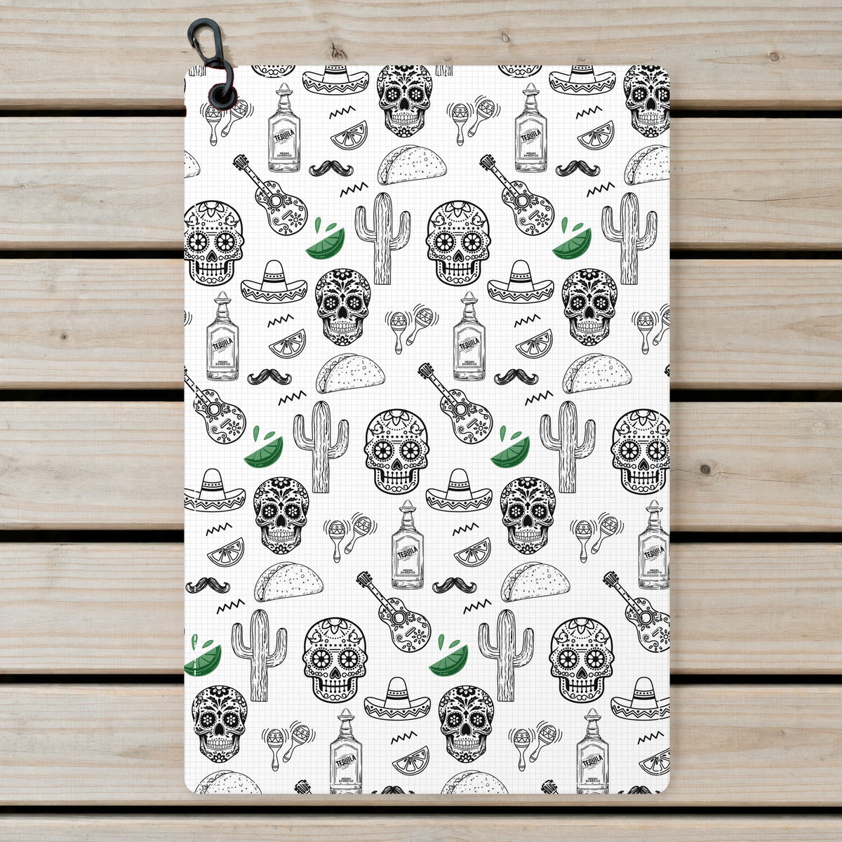 Tequila Fiesta Golf Towel - Laid Flat