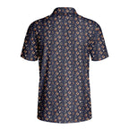 Texas After Dark Polo Shirt For Men - Back