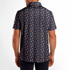 Texas After Dark Polo Shirt For Men - Model Back