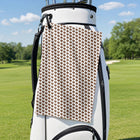 Texas Polo Golf Towel - Hanging on a Golf Bag