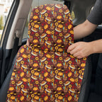 Thanksgiving Peace Turkey Funny Full-Size Towel & Car Seat Cover - Headrest Pocket