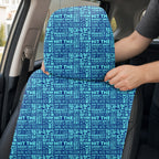 That What's She Said Full-Size Towel & Car Seat Cover - Headrest Pocket