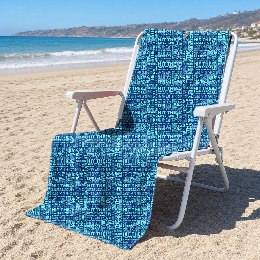That What's She Said Full-Size Towel & Car Seat Cover - On a Beach Chair