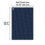 The American Golf Towel - Size Chart