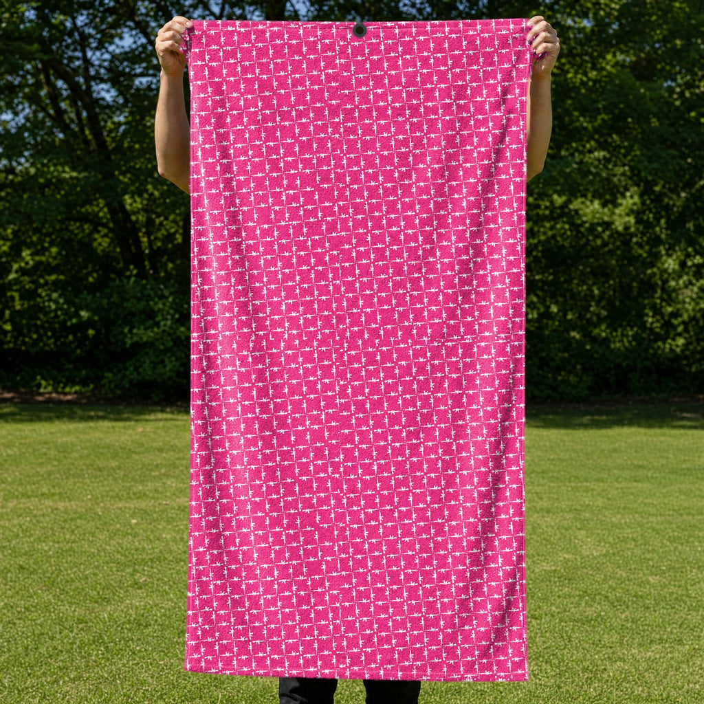 The AR15 Full-Size Towel & Car Seat Cover - Held Open