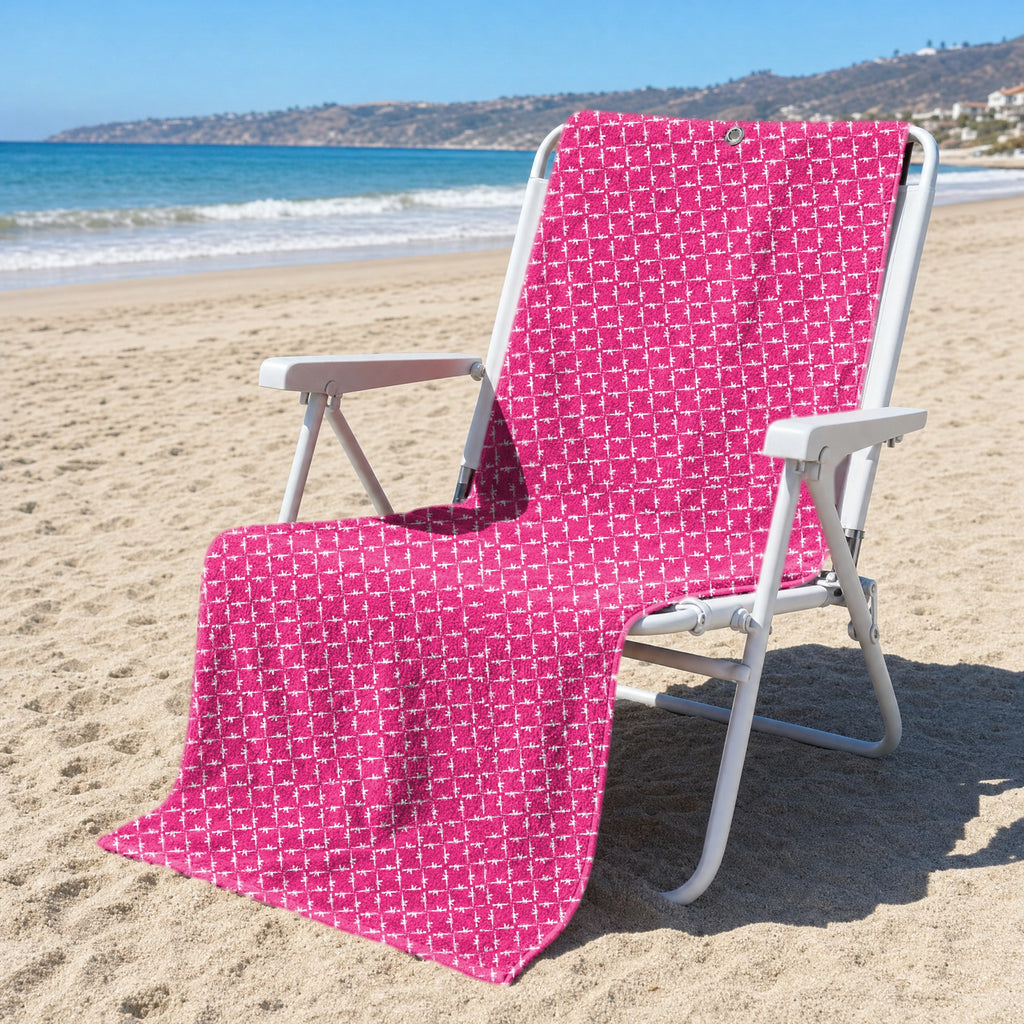The AR15 Full-Size Towel & Car Seat Cover - On a Beach Chair