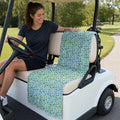 The Avocado Jump Full-Size Towel & Car Seat Cover - On a Golf Cart Seat
