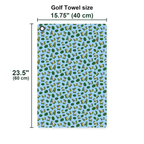 The Avocado Jump Golf Towel - Size Chart