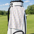 The Bayou Golf Towel - Hanging on a Golf Bag