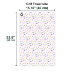 The Bayou Golf Towel - Size Chart