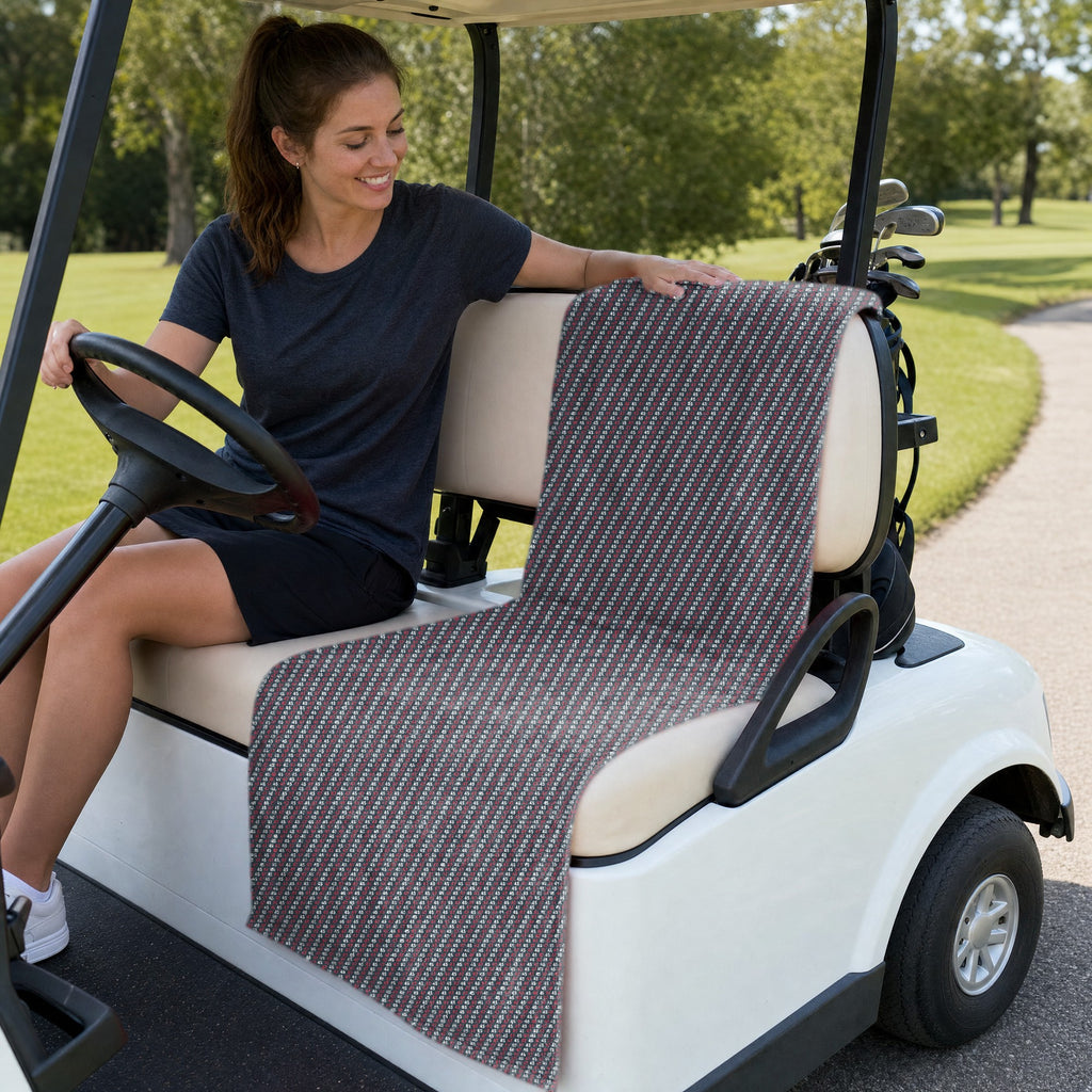 The Chief Full-Size Towel & Car Seat Cover - On a Golf Cart Seat