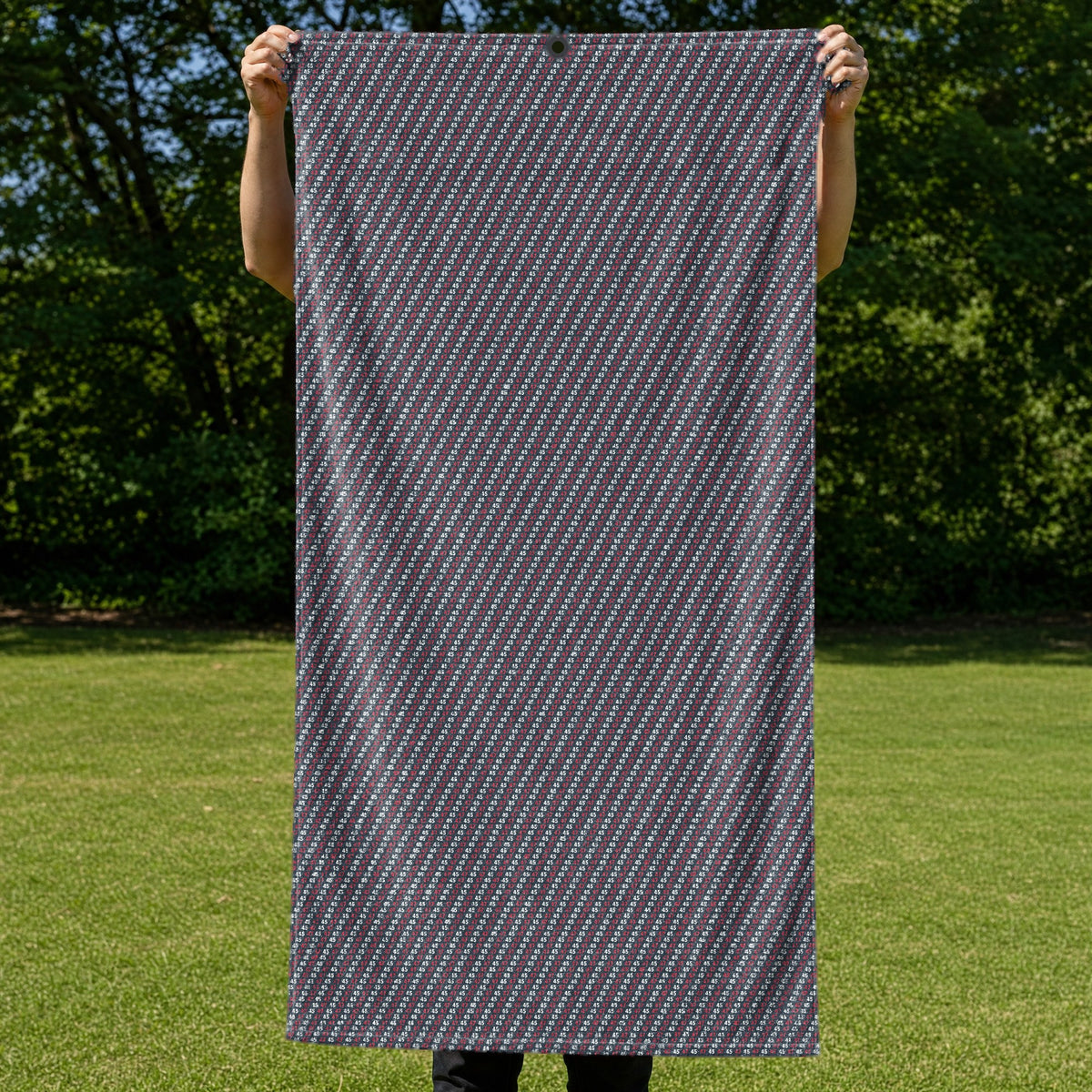 The Chief Full-Size Towel & Car Seat Cover - Held Open