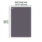 The Chief Golf Towel - Size Chart