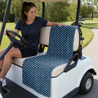 The City Of Lights Full-Size Towel & Car Seat Cover - On a Golf Cart Seat
