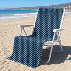 The City Of Lights Full-Size Towel & Car Seat Cover - On a Beach Chair
