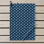 The City Of Lights Golf Towel - Laid Flat