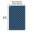 The City Of Lights Golf Towel - Size Chart