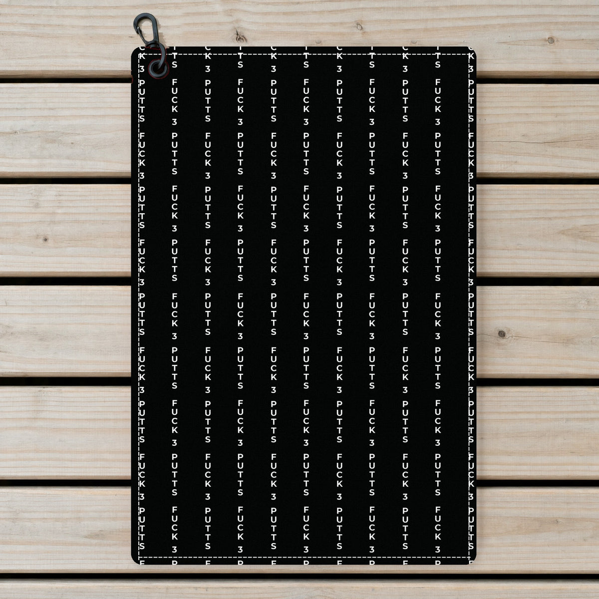 The F**K Golf Towel - Laid Flat