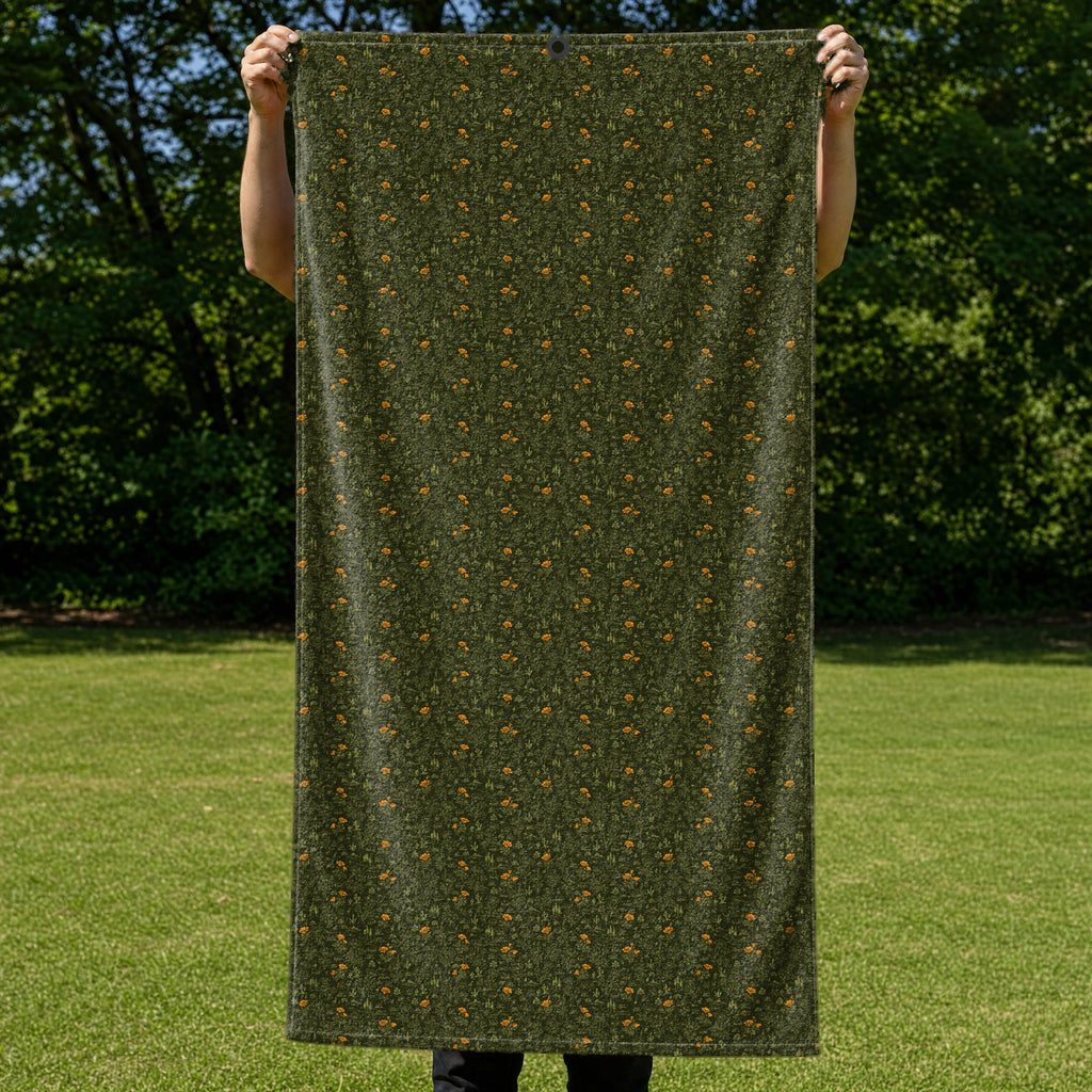 The Golden State Full-Size Towel & Car Seat Cover - Held Open