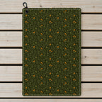 The Golden State Golf Towel - Laid Flat