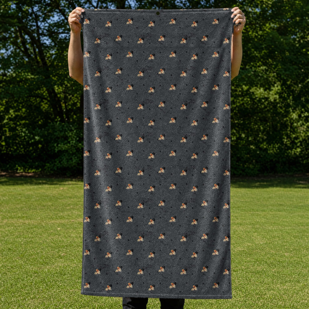 The Last Birthday of Jesus Full-Size Towel & Car Seat Cover - Held Open